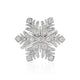 Load image into Gallery viewer, Enchanted Disney Fine Jewelry 14K White Gold with 1/2 cttw Elsa Snowflake Ring
