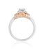 Load image into Gallery viewer, Enchanted Disney Fine Jewelry 14K White Gold and Rose Gold 3/4 CTTW Diamond Ariel Ring
