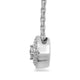 Load image into Gallery viewer, Jewelili Sterling Silver With 1/10 CTTW Natural White Diamonds Round Pendant Necklace
