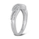 Load image into Gallery viewer, Jewelili Ring with White Round Diamonds in 10K White Gold 1/6 CTTW View 2
