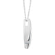 Load image into Gallery viewer, Jewelili 14K Rose Gold Over Sterling Silver With 1/10 CTTW Diamonds Fashion Pendant Necklace
