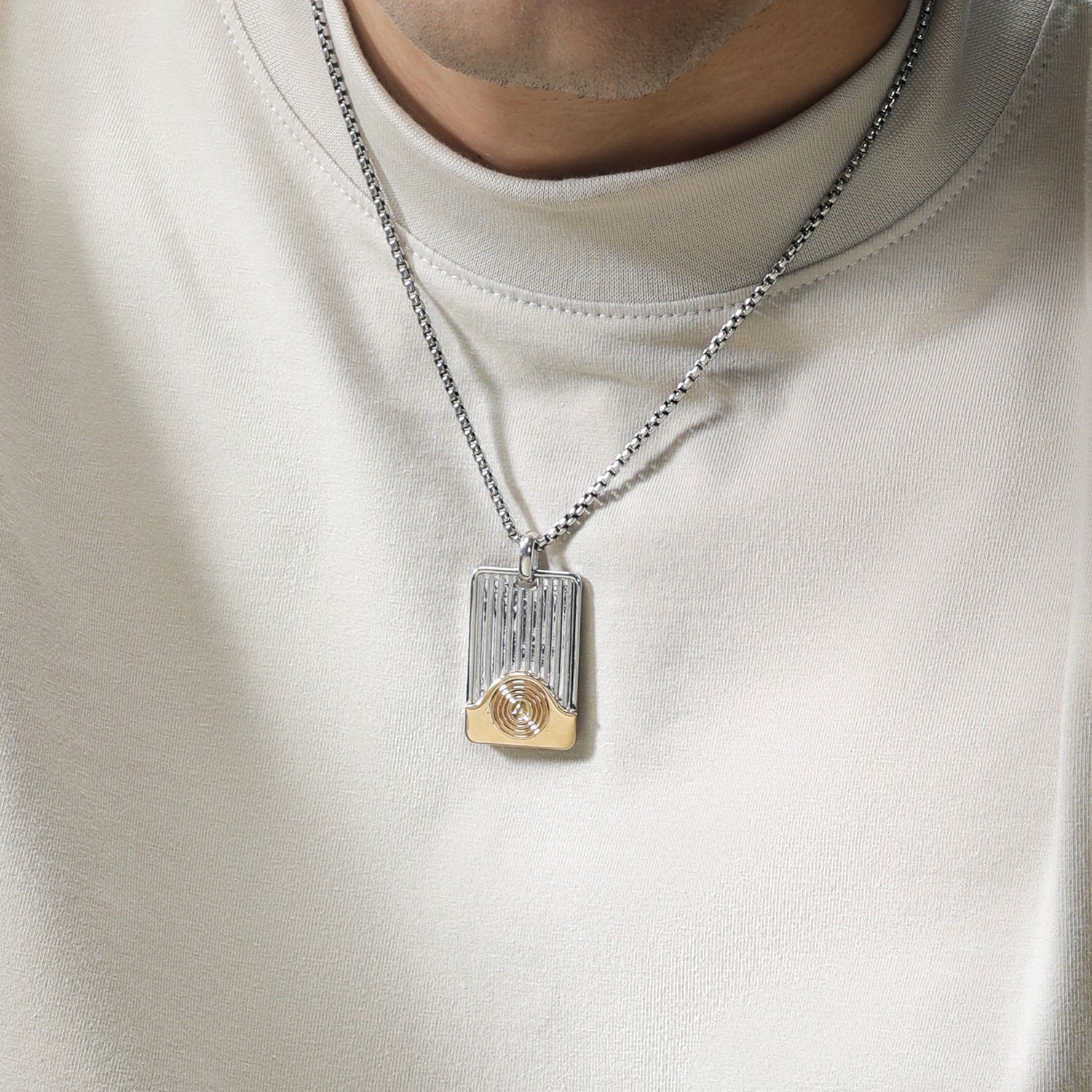 Men's Sterling Silver Wolf Tooth Necklace – 100Sterling