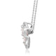 Load image into Gallery viewer, Jewelili Sterling Silver With Created Opal and Created White Sapphire Butterfly Pendant Necklace
