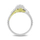 Load image into Gallery viewer, Enchanted Disney Fine Jewelry 14K White and Yellow Gold 3/4 Cttw Pocahontas Engagement Ring

