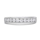 Load image into Gallery viewer, Jewelili Sterling Silver With 1/2 CTTW Natural White Round Diamonds Wedding Band
