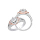 Load image into Gallery viewer, Enchanted Disney Fine Jewelry 14K White And Rose Gold 1 CTTW Aurora Engagement Ring
