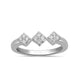 Load image into Gallery viewer, Jewelili 10K White Gold With 1/6 Cttw Natural White Diamonds Promise Ring
