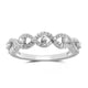 Load image into Gallery viewer, Jewelili Sterling Silver With 1/4 Cttw White Round Cut Diamonds Wedding Band
