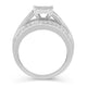 Load image into Gallery viewer, Jewelili 10K White Gold With 1.00 CTTW Natural White Diamonds Engagement Ring
