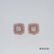 Load and play video in Gallery viewer, Jewelili 10K Rose Gold With 1/6 CTTW Natural White Diamond Stud Earrings
