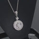 Load and play video in Gallery viewer, Jewelili Sterling Silver With 1/3 CTTW Natural White Diamonds Round Shape Pendant Necklace
