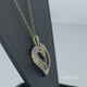 Load and play video in Gallery viewer, Jewelili 10K Yellow Gold With 1/4 CTTW Diamonds Heart Shape Pendant Necklace
