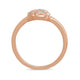 Load image into Gallery viewer, Jewelili 10K Rose Gold with 1/10 CTTW Natural White Round Diamonds Ring
