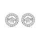 Load image into Gallery viewer, Jewelili 10K White Gold With 3/8 CTTW Natural White Round Diamonds Stud Earrings
