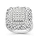 Load image into Gallery viewer, Jewelili Sterling Silver With 1.00 CTTW Natural White Round Diamonds Ring
